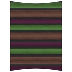 Stripes Green Brown Pink Grey Back Support Cushion by BrightVibesDesign