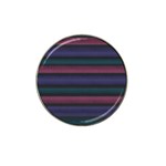 Stripes Pink Purple Teal Grey Hat Clip Ball Marker (4 pack) Front