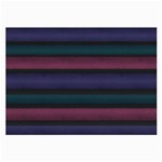 Stripes Pink Purple Teal Grey Large Glasses Cloth (2-Side) Front