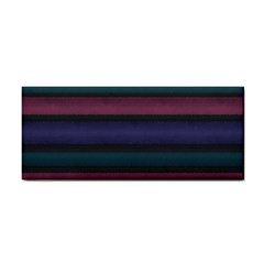 Stripes Pink Purple Teal Grey Hand Towel