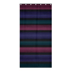 Stripes Pink Purple Teal Grey Shower Curtain 36  x 72  (Stall) 