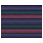 Stripes Pink Purple Teal Grey Double Sided Flano Blanket (Medium)  60 x50  Blanket Front