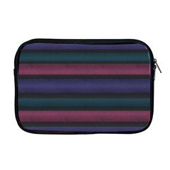 Stripes Pink Purple Teal Grey Apple MacBook Pro 17  Zipper Case