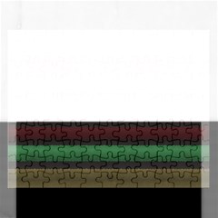 Stripes Green Red Yellow Grey Rectangular Jigsaw Puzzl