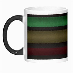 Stripes Green Red Yellow Grey Morph Mugs