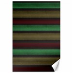 Stripes Green Red Yellow Grey Canvas 20  x 30  19.62 x28.9  Canvas - 1