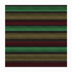 Stripes Green Red Yellow Grey Medium Glasses Cloth (2-Side)