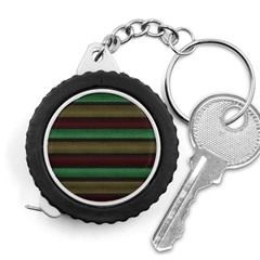 Stripes Green Red Yellow Grey Measuring Tape