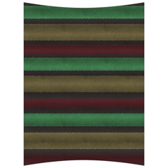 Stripes Green Red Yellow Grey Back Support Cushion