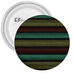 Stripes Green Yellow Brown Grey 3  Buttons by BrightVibesDesign