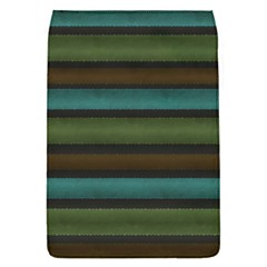 Stripes Teal Yellow Brown Grey Removable Flap Cover (s) by BrightVibesDesign