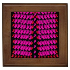 Flowers Coming From Above Framed Tiles by pepitasart