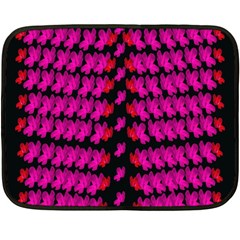 Flowers Coming From Above Fleece Blanket (mini) by pepitasart