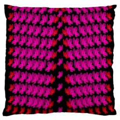 Flowers Coming From Above Large Cushion Case (one Side) by pepitasart