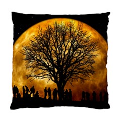 Met By Moonlight Standard Cushion Case (one Side) by WensdaiAmbrose