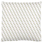 No Step On Snek Pattern White background Meme Large Cushion Case (One Side) Front