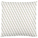 No Step On Snek Pattern White background Meme Standard Flano Cushion Case (Two Sides) Front