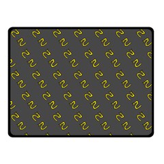 No Step On Snek Pattern Charcoal Dark Gray Background Meme Fleece Blanket (small) by snek