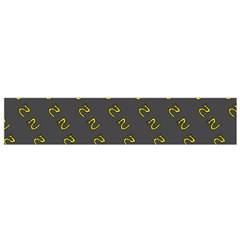 No Step On Snek Pattern Charcoal Dark Gray Background Meme Small Flano Scarf by snek