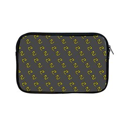 No Step On Snek Pattern Charcoal Dark Gray Background Meme Apple Macbook Pro 13  Zipper Case by snek