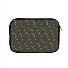 No Step On Snek Pattern Charcoal Dark Gray Background Meme Apple Macbook Pro 15  Zipper Case by snek