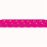 No Step On Snek Pattern Pink background Meme Small Bar Mat 24 x4  Bar Mat