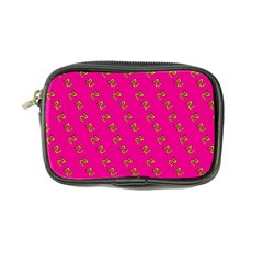 No Step On Snek Pattern Pink Background Meme Coin Purse by snek