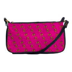 No Step On Snek Pattern Pink Background Meme Shoulder Clutch Bag by snek