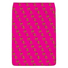 No Step On Snek Pattern Pink Background Meme Removable Flap Cover (l) by snek