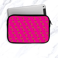 No Step On Snek Pattern Pink Background Meme Apple Ipad Mini Zipper Case by snek