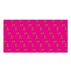 No Step On Snek Pattern Pink Background Meme Satin Shawl by snek