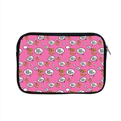 No Step On Snek Do Not Bubble Speech Pattern Pink Background Meme Apple Macbook Pro 15  Zipper Case by snek