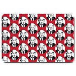 Trump Retro Face Pattern MAGA Red US Patriot Large Doormat  30 x20  Door Mat