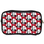 Trump Retro Face Pattern MAGA Red US Patriot Toiletries Bag (One Side) Front