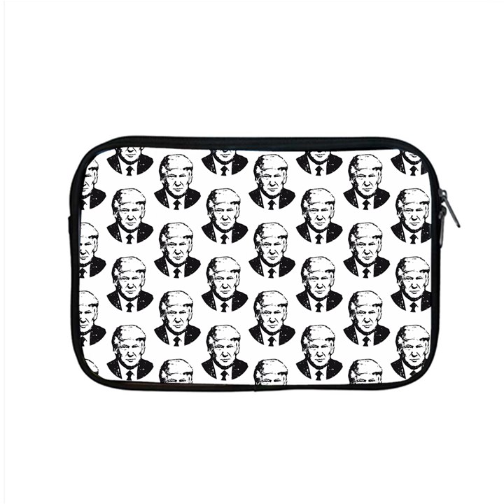 Trump Retro Face Pattern MAGA Black and white US Patriot Apple MacBook Pro 15  Zipper Case