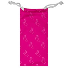 A-ok Perfect Handsign Maga Pro-trump Patriot On Pink Background Jewelry Bag by snek