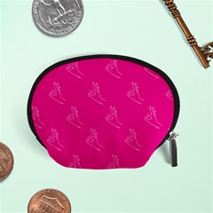 A-ok Perfect Handsign Maga Pro-trump Patriot On Pink Background Accessory Pouch (small) by snek