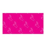 A-Ok Perfect handsign MAGA Pro-Trump Patriot on pink background Satin Wrap Front