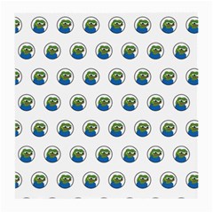 Apu Apustaja With Banana Phone Wall Eyed Pepe The Frog Pattern Kekistan Medium Glasses Cloth by snek