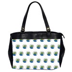 Apu Apustaja with banana phone Wall eyed Pepe the frog Pattern Kekistan Oversize Office Handbag (2 Sides) Front