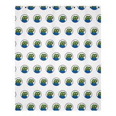 Apu Apustaja with banana phone Wall eyed Pepe the frog Pattern Kekistan Shower Curtain 60  x 72  (Medium) 