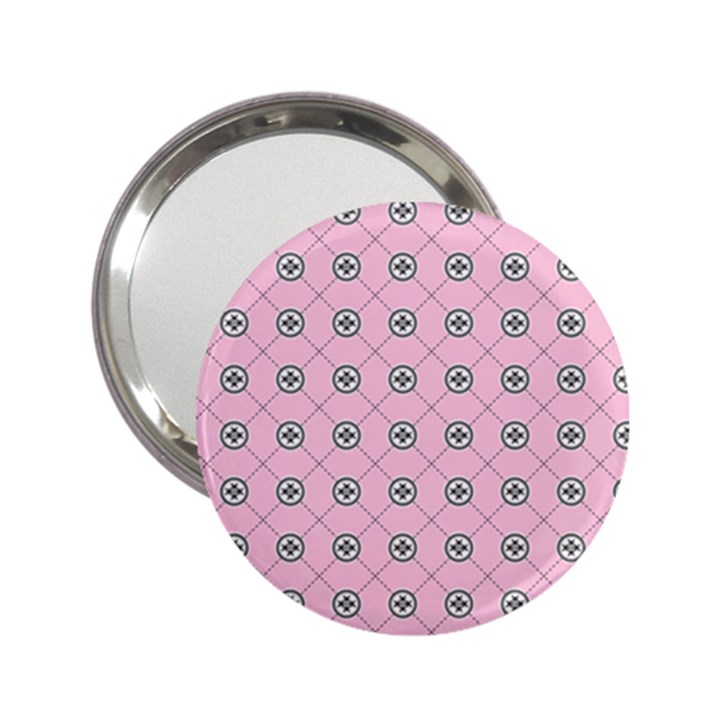 Kekistan logo pattern on pink background 2.25  Handbag Mirrors