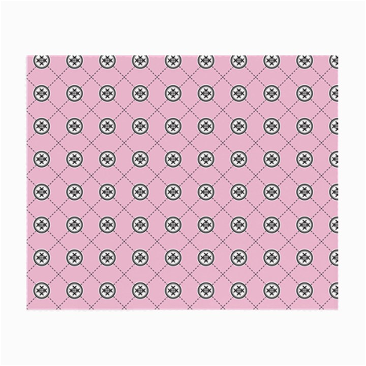 Kekistan logo pattern on pink background Small Glasses Cloth