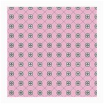 Kekistan logo pattern on pink background Medium Glasses Cloth Front