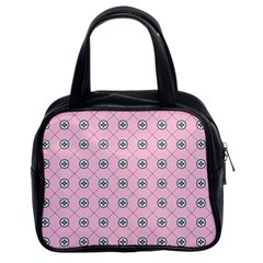 Kekistan Logo Pattern On Pink Background Classic Handbag (two Sides) by snek