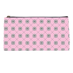 Kekistan Logo Pattern On Pink Background Pencil Cases by snek