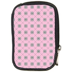 Kekistan Logo Pattern On Pink Background Compact Camera Leather Case by snek