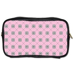 Kekistan Logo Pattern On Pink Background Toiletries Bag (one Side) by snek