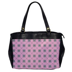 Kekistan Logo Pattern On Pink Background Oversize Office Handbag by snek