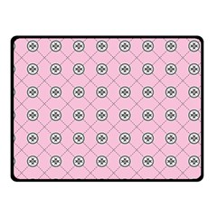 Kekistan Logo Pattern On Pink Background Fleece Blanket (small) by snek